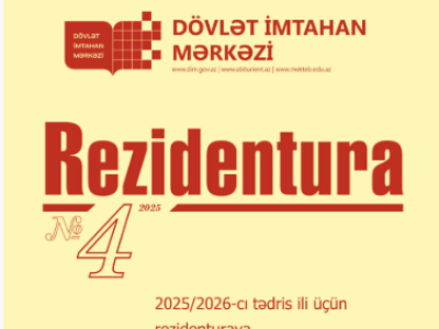“Rezidentura” xüsusi buraxılışının 4-cü nömrəsi nəşr olunub