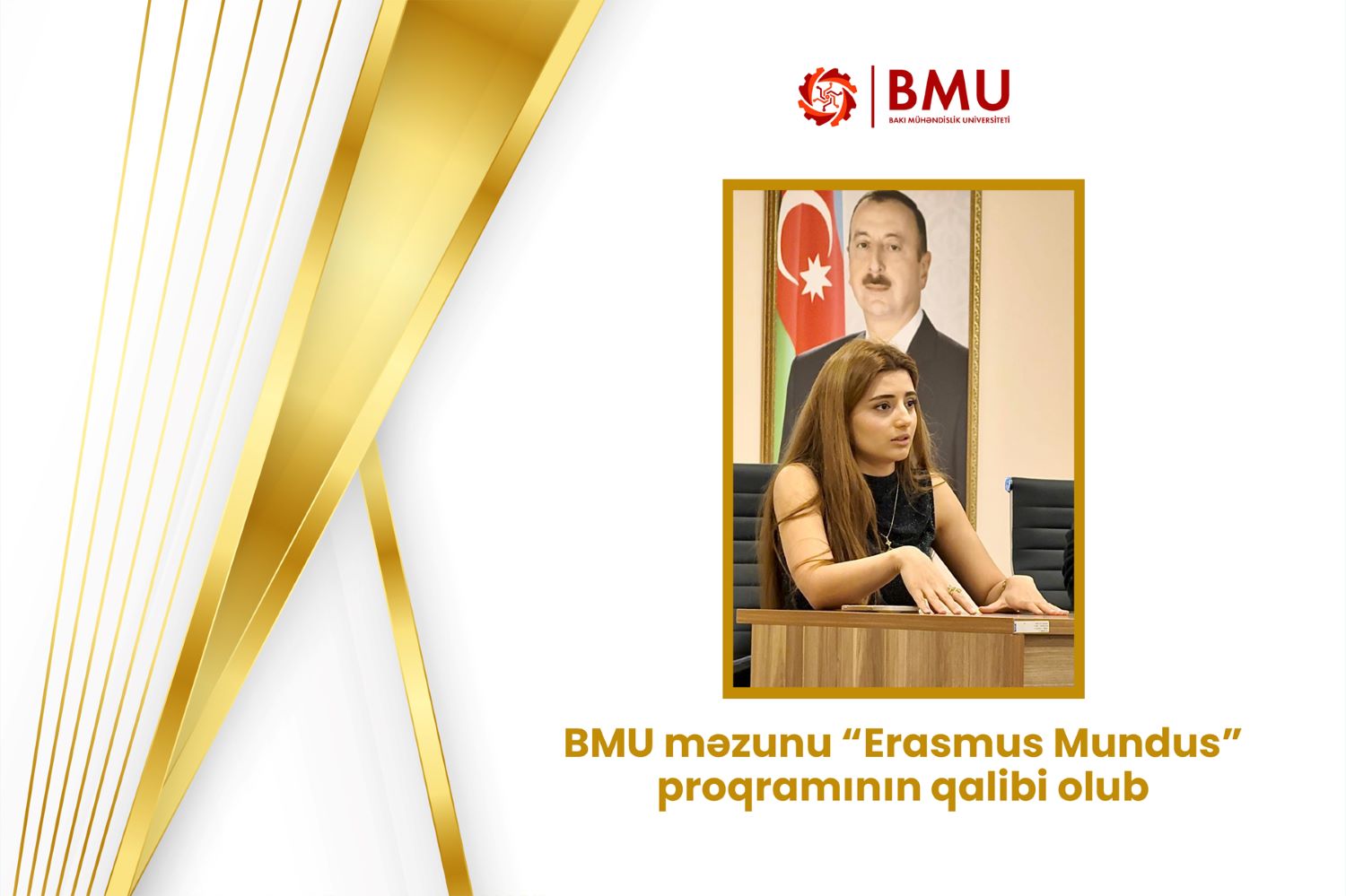 BMU məzunu nüfuzlu beynəlxalq proqramın qalibi olub