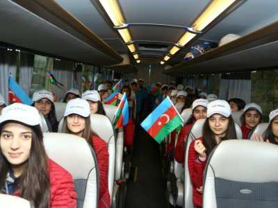 Qarabağ bölgəsinin məktəbliləri aksiyaya başladılar