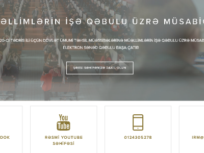 Yekun nəticələr bu gün namizədlərin şəxsi səhifəsinə göndəriləcək