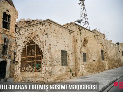 Müharibənin xarabalığa çevirdiyi Hələb: Nəsiminin məzarından REPORTAJ  