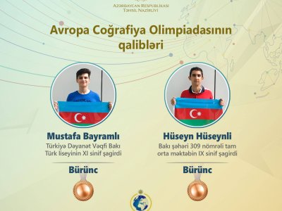 Beynəlxalq olimpiadanın qalibi: “Dünyanın 7 böyük universitetinə qəbul olunmuşam”  