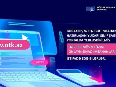 Abituriyentlər üçün onlayn sınaq imtahanları keçirilir  