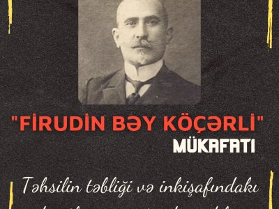 “Firudin bəy Köçərli” mükafatı rektor Vilayət Vəliyevə təqdim edildi -FOTO
