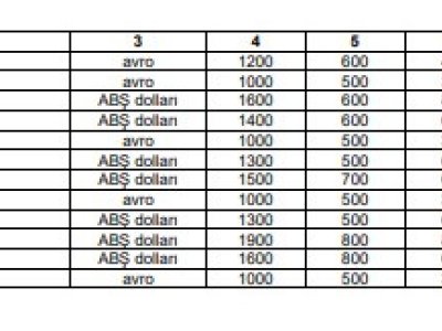 Proqram çərçivəsində ölkələr üzrə aylıq xərc normaları nə qədərdir?- SİYAHI