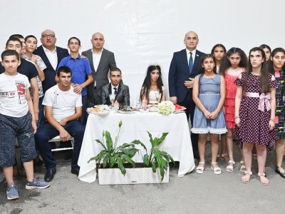 İnternat məktəbində toy mərasimi keçirilən Elman və Nazpərinin evindən - Reportaj