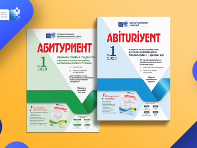 Abituriyent» jurnalının 1-ci nömrəsi çap edildi