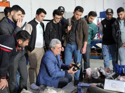 Müəllim və tələbələr təlim-tədris ekskursiyasında olub