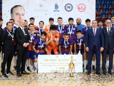 Futzal yarışlarının bağlanış mərasimi keçirilib