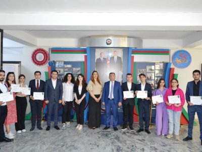 Kooperasiya Universitetinin “Brend tələbə”ləri mükafatlandırıldı - FOTOLAR