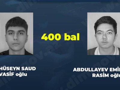 I qrup üzrə 2 nəfər 400 bal topladı - ADLAR