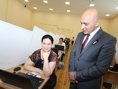 Qarabağ RTİ-nin müdiri imtahan prosesini izləyib - FOTO