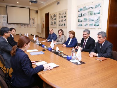 BŞTİ - də səfirlik nümayəndələri ilə görüş keçirilib