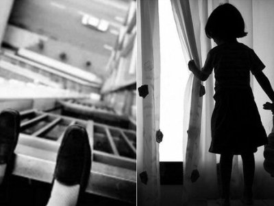 Ana azyaşlı qızı ilə birgə özünü binadan atıb