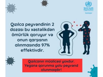 Qızılca 5 yaşdan kiçik uşaqlar üçün daha təhlükəlidir