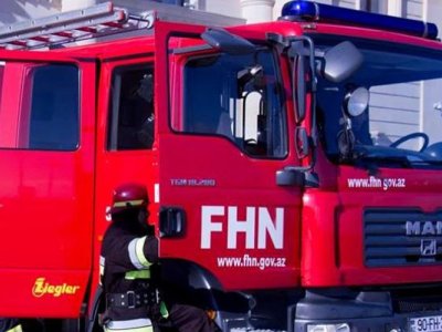 Sumqayıtda təhsil müəssisəsində yanğın olub