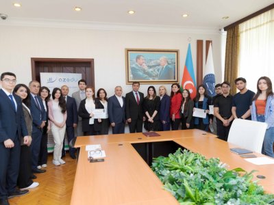 ATU-nun “Brend tələbə”ləri mükafatlandırılıb - FOTO