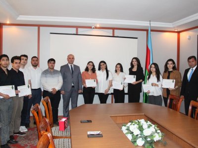 Azərbaycan Texnologiya Universitetinin “Brend tələbə”ləri mükafatlandırılıb