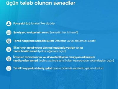 UNEC-də bakalavriat səviyyəsi üzrə sənəd qəbulu onlayn aparılacaq