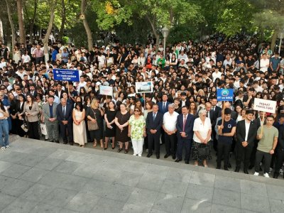 AzMİU yeni tələbələri ilə birgə 50-ci tədris ilinə qədəm qoydu