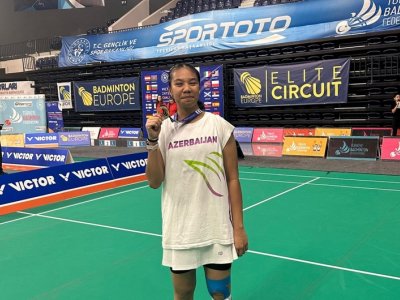 Badmintonçumuzdan Türkiyədə QIZIL MEDAL