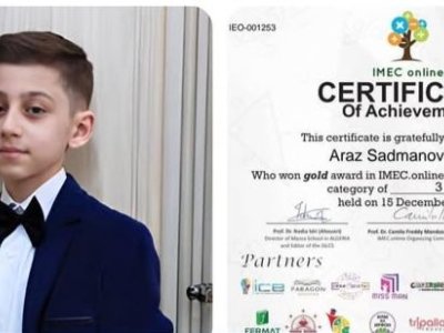 Şəhid övladı beynəlxalq olimpiadada iştirak hüququ qazanıb