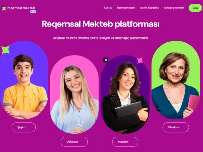 Bakı məktəbləri üçün “Rəqəmsal məktəb” platforması istifadəyə verilib