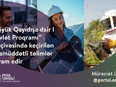 “Böyük Qayıdışa dair I Dövlət Proqramı” çərçivəsində keçirilən qısamüddətli təlimlər davam edir