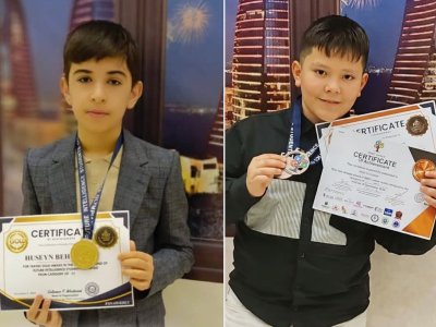 İmişli məktəbliləri beynəlxalq olimpiadanın qalibi olublar
