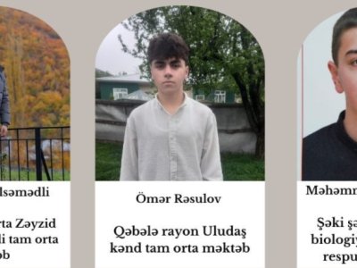 Şəki-Zaqatala bölgəsinin maksimum nəticə toplayan şagirdləri
