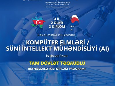 “Kompüter elmləri” üzrə tam təqaüdlü ikili diplom proqramı