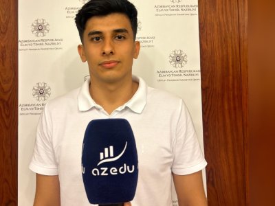 “500 qalibdən biri olmaq qürurvericidir”- ABŞ-də təhsil alacaq gənc
