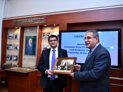 ADNSU-da Əbu-Dabi Universitetinin rektoru ilə görüş olub