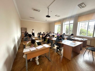 Riyaziyyat fənni üzrə beynəlxalq olimpiadalara seçmə imtahanının II mərhələsi keçirilib