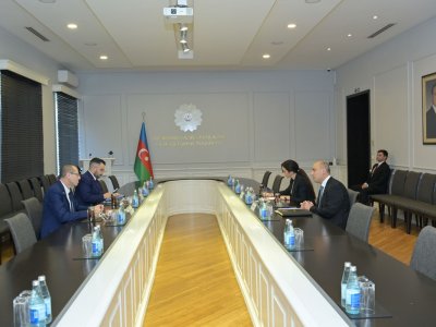 Emin Əmrullayev İsrailin Azərbaycandakı səfiri ilə görüşüb