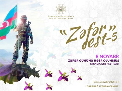 “ZəfərFest-5” yaradıcılıq festivalı keçiriləcək