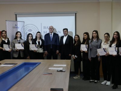 BSU-nun"Brend tələbə"ləri mükafatlandırılıb - FOTOLAR