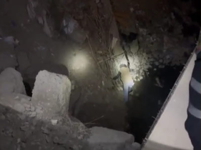 Gəncədə azyaşlı oğlan çay dərəsinə düşdü - VİDEO