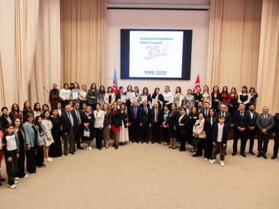 Azərbaycan Respublikası Təhsil Cəmiyyətinin 35 illik yubiley tədbiri keçirilib