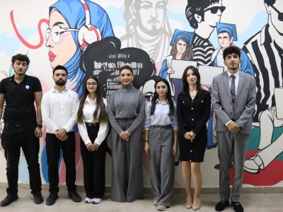 Azərbaycan Universitetinin rektoru Səadət Əliyeva yüksək ballı tələbələrlə görüşüb