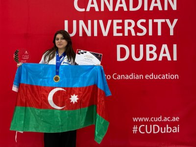 AzMİU tələbəsi beynəlxalq səviyyədə əlamətdar nailiyyət əldə edib