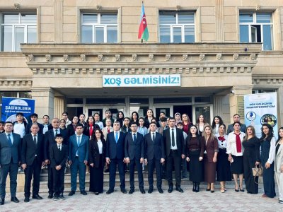 Quşçular kənd tam orta məktəbində qrant layihənin açılış tədbiri olub