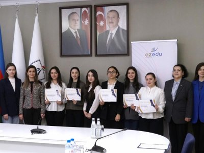 BANM-in "Brend tələbə"ləri mükafatlandırılıb- FOTOLAR