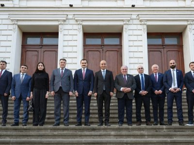 Emin Əmrullayev Gürcüstanda görüşlər keçirib