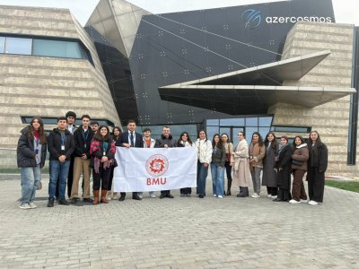 BMU tələbələri &ldquo;Azərkosmos&rdquo;un Qobustan mərkəzində olublar