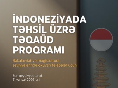 İndoneziyada təhsil üzrə təqaüd proqramı