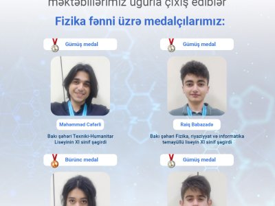 Məktəblilərimiz XXII Beynəlxalq Jautikov Olimpiadasında uğurla çıxış ediblər
