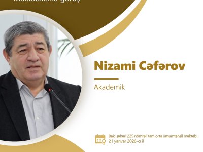 Akademik məktəblilərlə görüşəcək