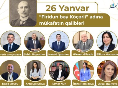 &ldquo;Firidun bəy Köçərli mükafatı&rdquo;nın&nbsp;qalibləri - SİYAHI&nbsp;