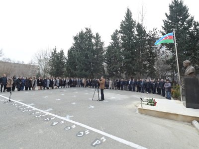 Elm və təhsil naziri Mingəçevirdə gənc müəllim və direktorlarla görüşüb